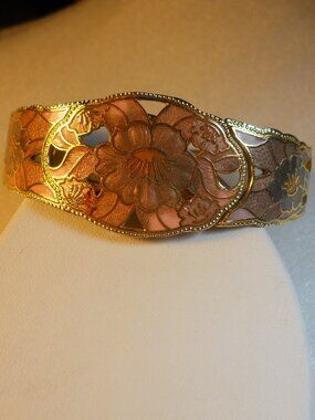 Cloisonné Hinged Bracelet    830